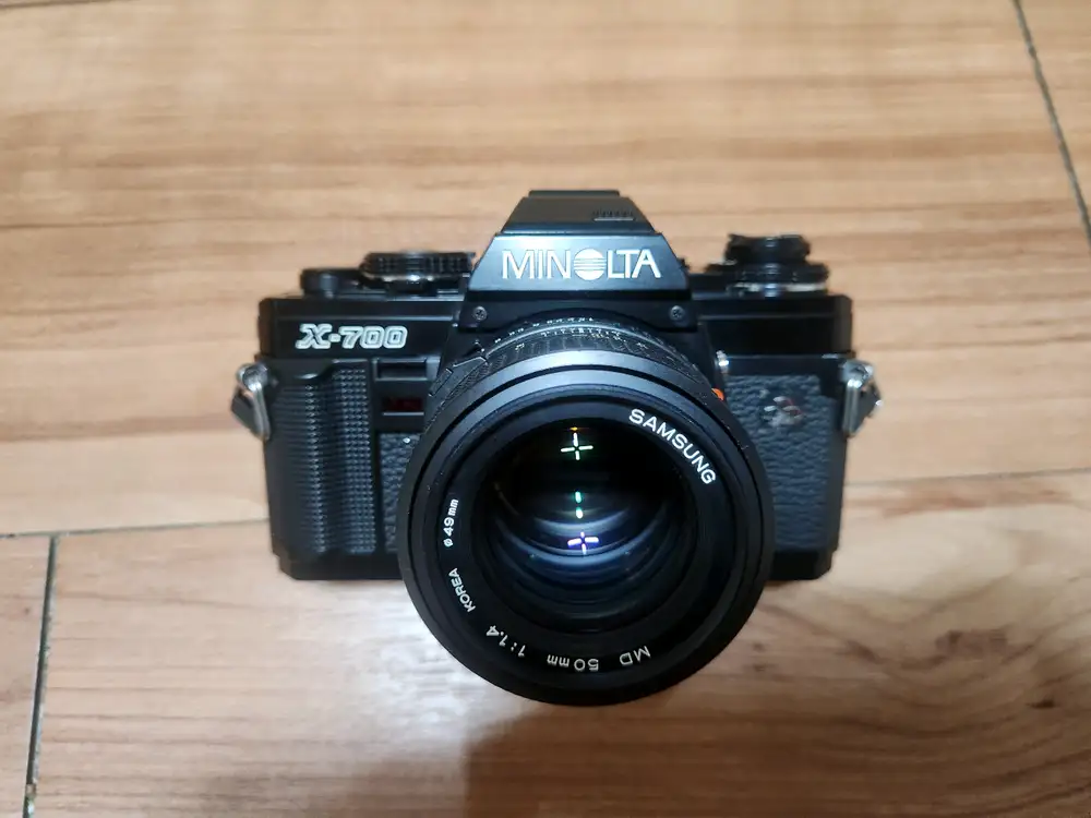 미놀타 X-700 바디및 50mm f1.4 렌즈 셋트 입니다 이미지