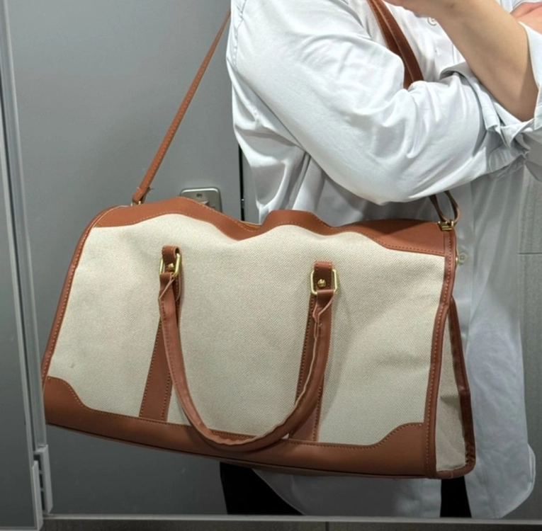 캔버스 보스턴백 여행가방 빅백 L 새상품 이미지