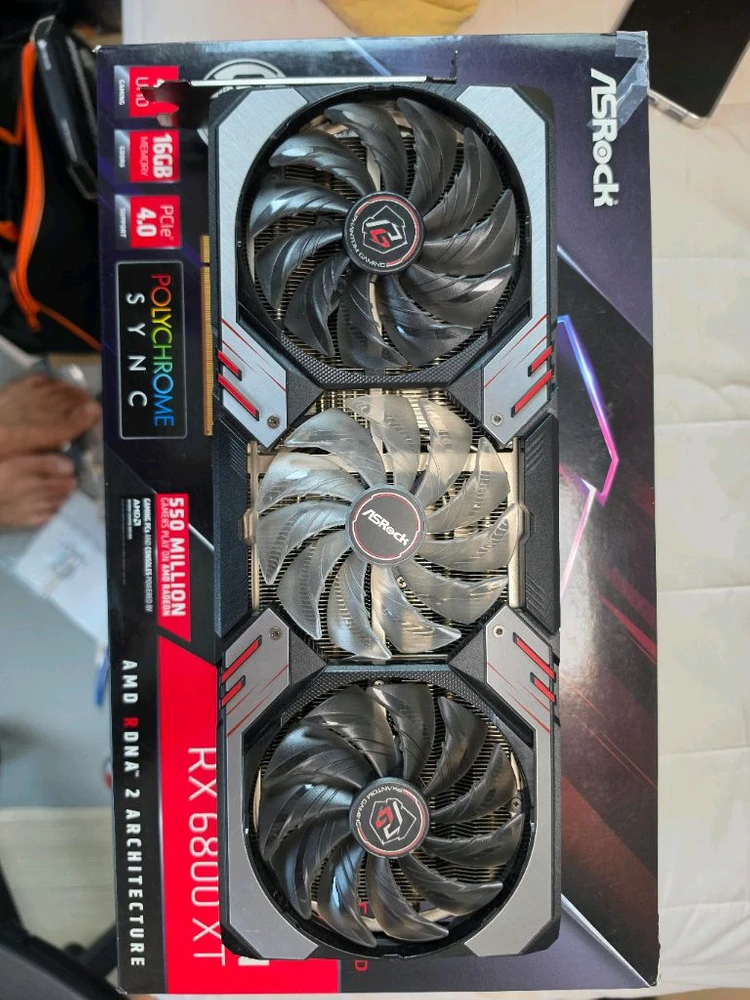 ASrock RX 6800xt 팬텀 점수첨부 상태좋음 - 안심되는 중고거래