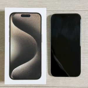 아이폰 15 프로 내츄럴 티타늄 256GB 이미지