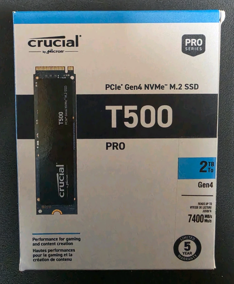 마이크론 크루셜 T500 2tb ssd 판매 - 안심되는 중고거래