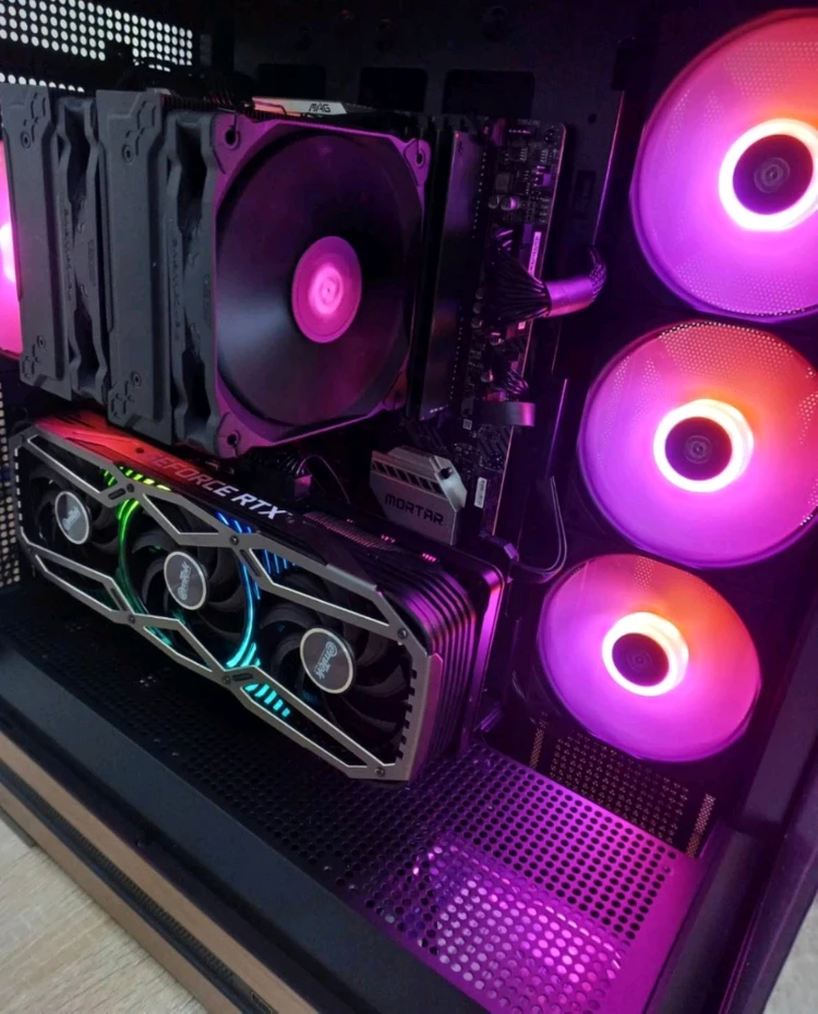 게이밍PC 본체 컴퓨터 라이젠 5800X 32G RTX3070Ti 수직장착 이미지