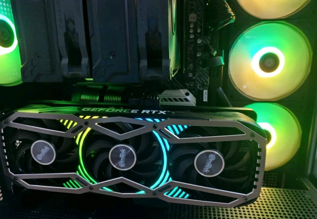 게이밍PC 본체 컴퓨터 라이젠 5800X 32G RTX3070Ti 수직장착 이미지
