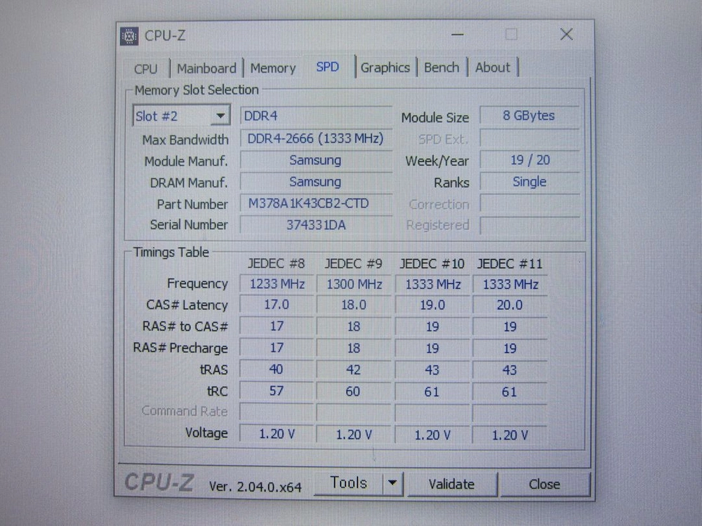 삼성전자 DDR4-2666 8G(PC4-21300) 이미지