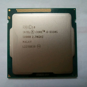 [한국 미발매 CPU]4코어4스레드 저전력, 고성능 i5-3330S(LGA 1155) 실사용은 물론 희귀, 수집용 이미지