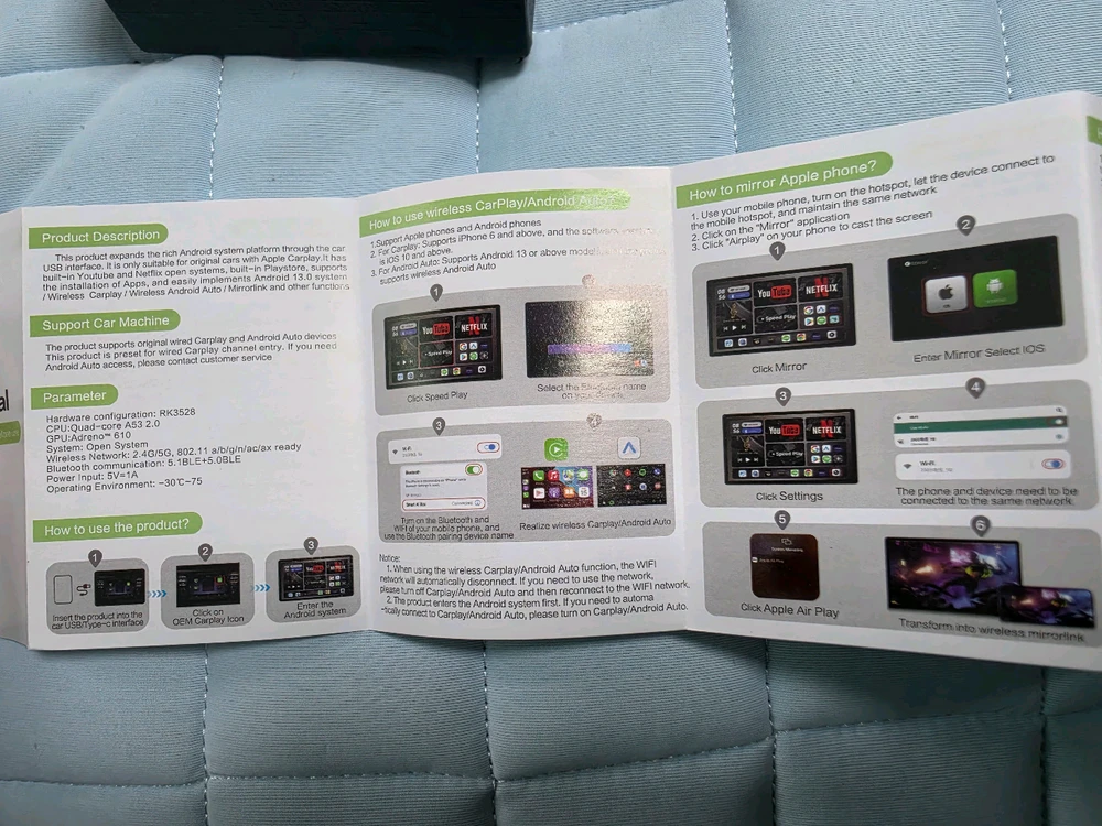 CarPlay Ai Box 무선 안드로이드 오토 동글 이미지