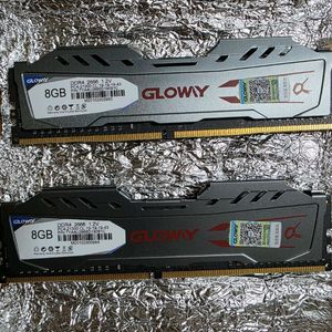 램 ddr4 8g 2개 일괄 방열판 있음 이미지