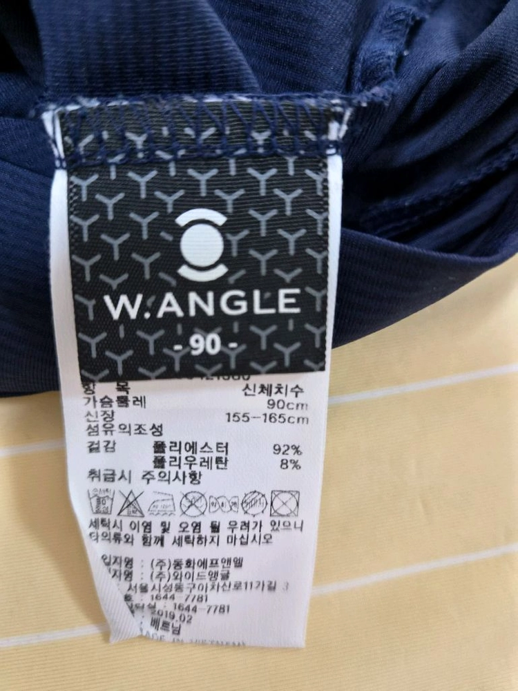 W.Angle 골프웨어 세트 (블랙/네이비) 이미지