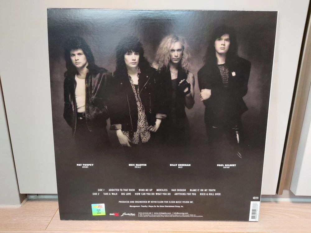 Mr. Big 데뷔 앨범 한정반 Blue Color [LP]팝니다. [락앤올드맨] 이미지