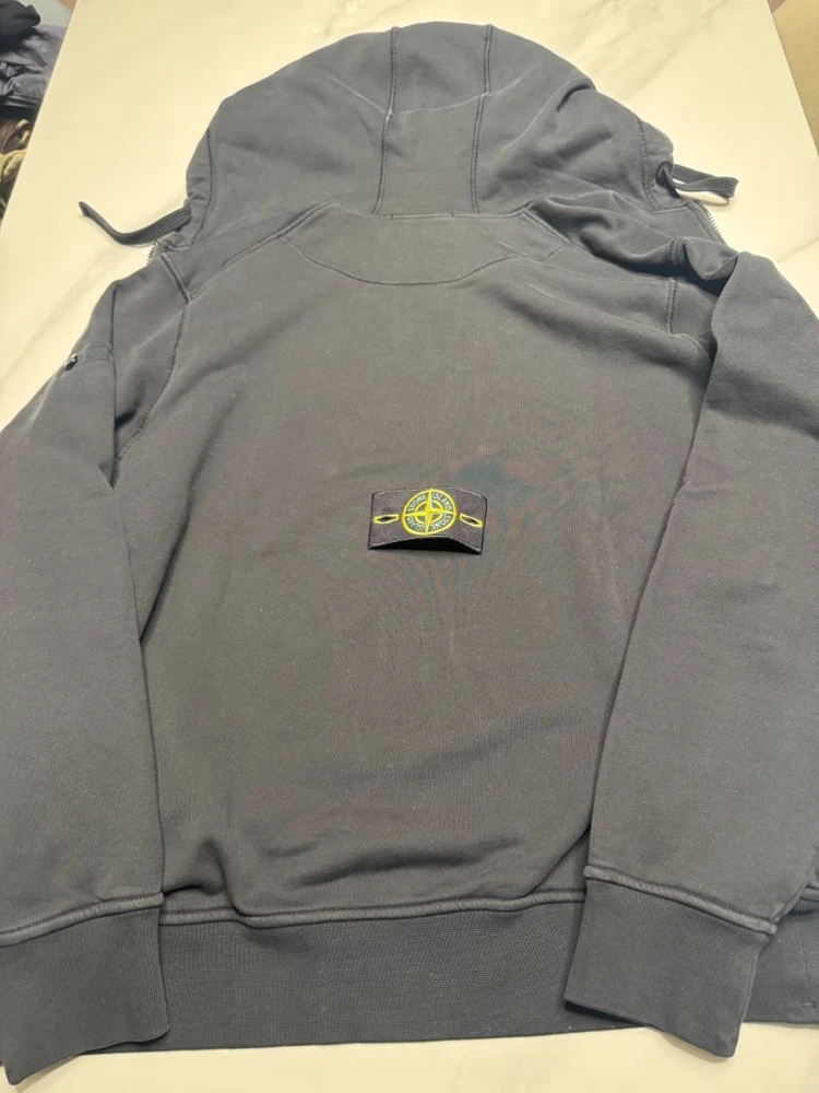 [XL]26SS 스톤아일랜드 블랙 후드집업 이미지