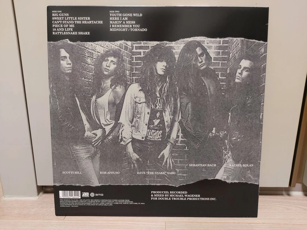 Skid Row - 스키드 로우 데뷔 앨범 [LP]팝니다. [락앤올드맨] 이미지