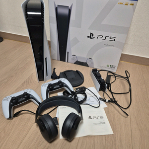 플스5 디스크에디션 (무선헤드셋+패드2+충전기) 플레이스테이션5 Ps5 이미지