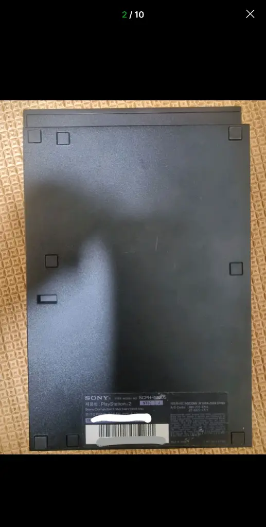 플스2 PS2 7만번 슬림 모델(게임패드 제외) 이미지