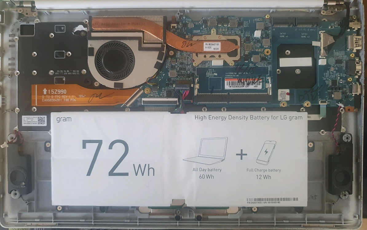 그램 노트북 부품용 부품 14Z990 .15Z990 정상 메인보드 서브보드 판매합니다 이미지