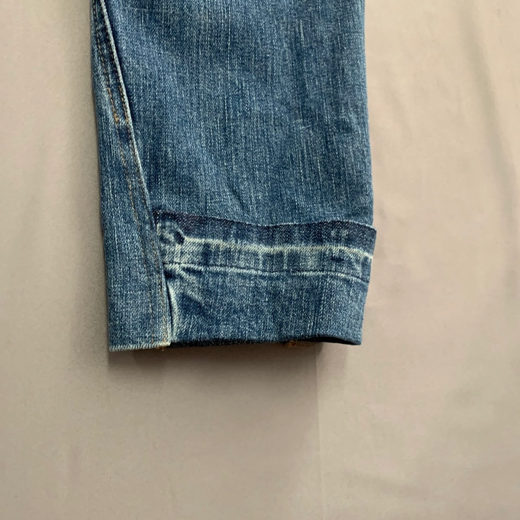 30인치 타임옴므 20 릴렉스핏 크롭 스판 데님 청바지 이미지