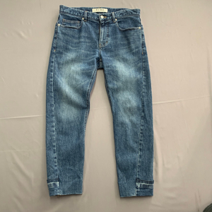 30인치 타임옴므 20 릴렉스핏 크롭 스판 데님 청바지 이미지