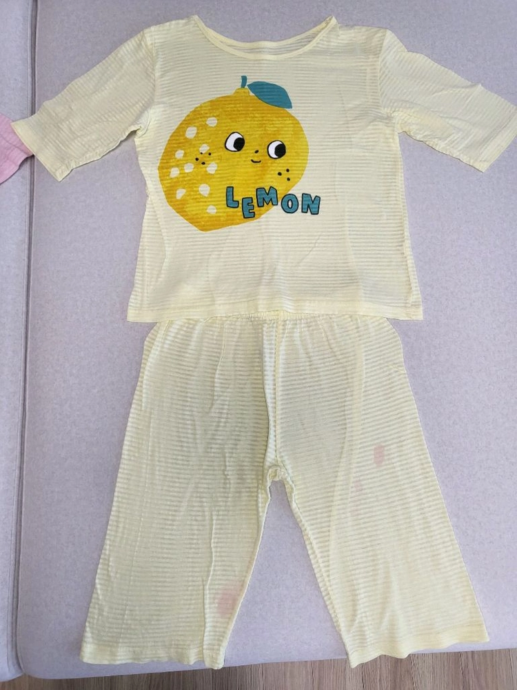 딸기/ 레몬 여름 실내복 세트 일괄 이미지