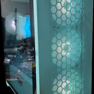 (써멀 재도포) 라이젠 5600X + RTX 3070Ti 민트 감성 고성능 게이밍 PC 이미지