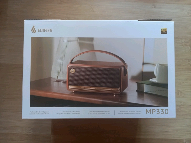 [새상품] 에디파이어 MP330 레트로 블루투스 스피커 브라운 이미지