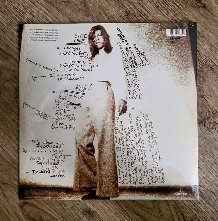 데이빗 보위 Hunky Dory Picture Disc LP 이미지