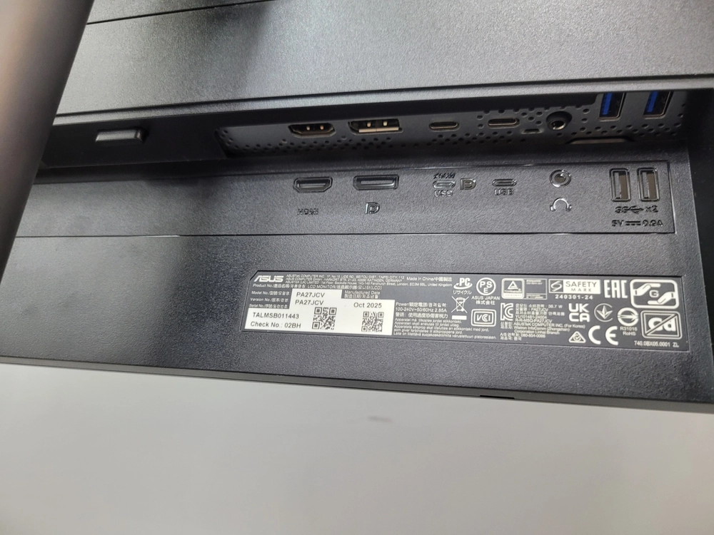 [S급/풀박스] ASUS ProArt PA27JCV 5K 전문가용 모니터 (27인치) 이미지