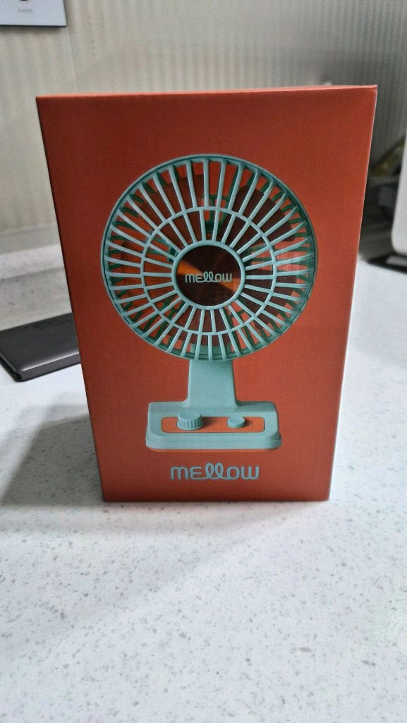 데코아르 멜로우 레트로 벽걸이 탁상용 무선 선풍기 이미지