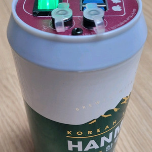 캠핑 갬성 맥주캔 파워뱅크 맥뱅(12.6V 12.6A) 이미지