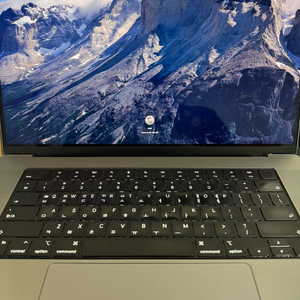 맥북프로 16인치 M1 Pro 16GB 스페이스그레이 판매합니다. 이미지