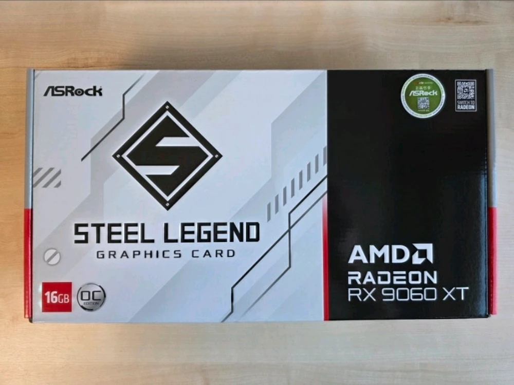 애즈락 RX 9060XT 16GB 미개봉 - 안심되는 중고거래