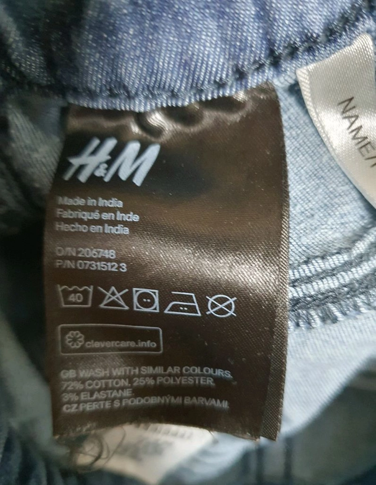 H&M 키즈 데님 레깅스 제깅스 8-9y 이미지