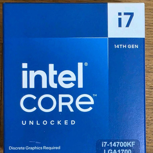 (미개봉) 14세대 i7 CPU 14700KF 이미지