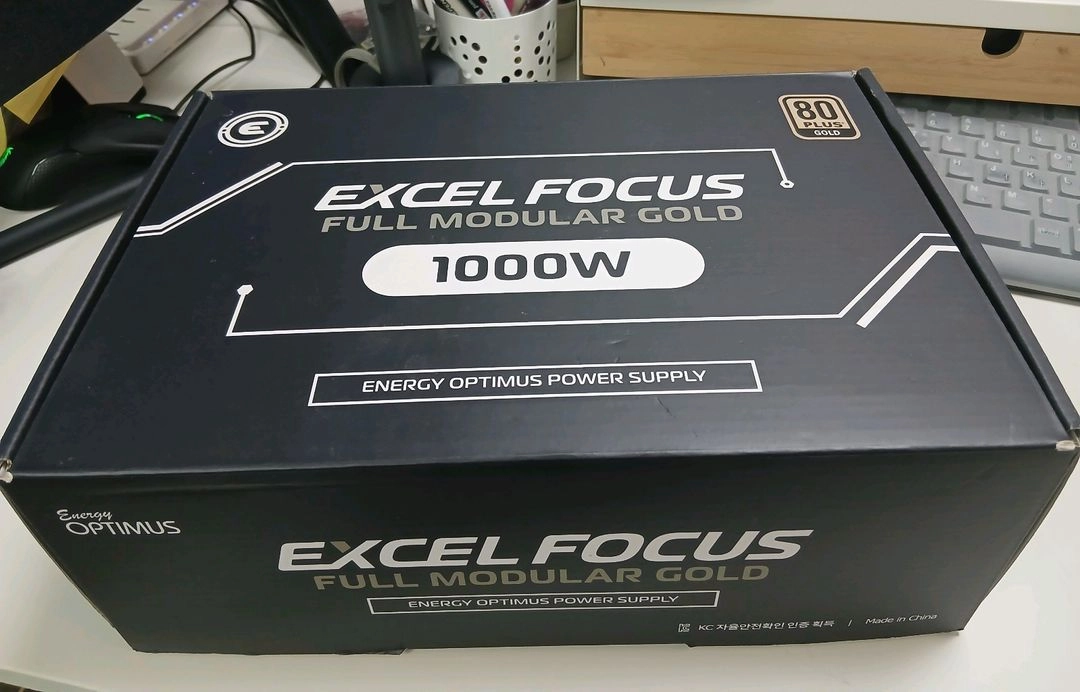 (미사용, AS 10년 워런티) 에너지오티머스 풀모듈러 골드 파워서플라이 1000W - 안심되는 중고거래