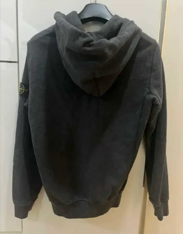 스톤아일랜드 차콜 후드집업 100 이미지