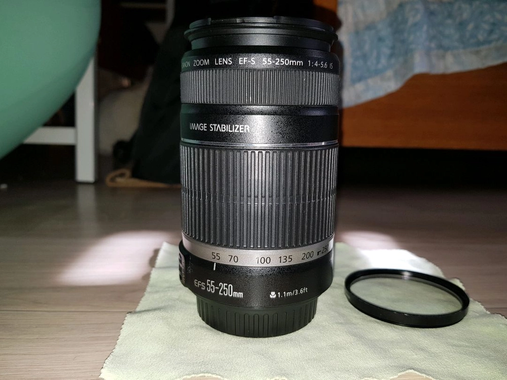캐논 EF-S 55-250mm F4-5.6 is 망원렌즈 판매합니다 이미지