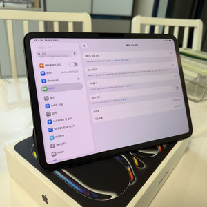 아이패드 프로 11인치 M4 256GB 애케플 풀박 이미지