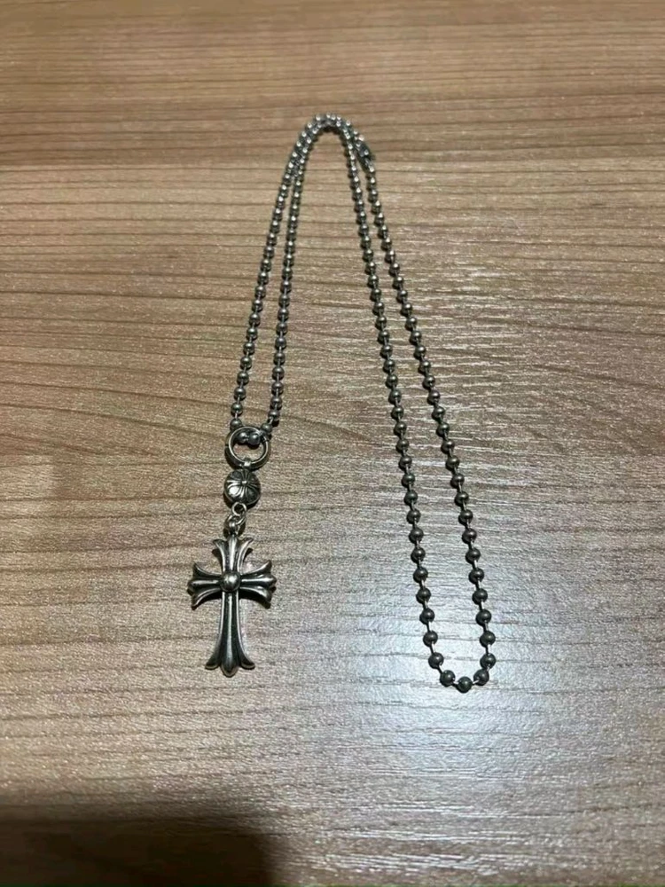 크롬하츠 크로스 펜던트 볼 체인 목걸이 - 안심되는 중고거래