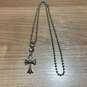 크롬하츠 크로스 펜던트 볼 체인 목걸이 이미지
