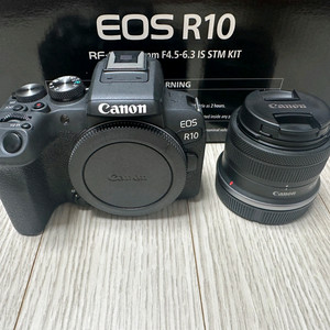 캐논 정품 EOS R10 바디 18-45mm 번들킷 판매합니다 이미지