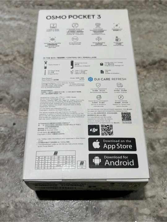 새상품) DJI 오즈모 포켓 3 + 미니삼각대 + 샌디스크 128GB SD카드 이미지