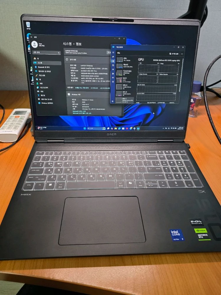 [사이클3] HP 오멘 맥스 16인치 노트북 인텔 275hx/32gb/1tb/5070 이미지