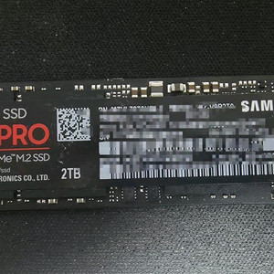 삼성 990 PRO 2TB SSD 이미지