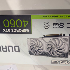 ASUS DUAL RTX 4060 OC D6 8GB 그래픽카드 이미지
