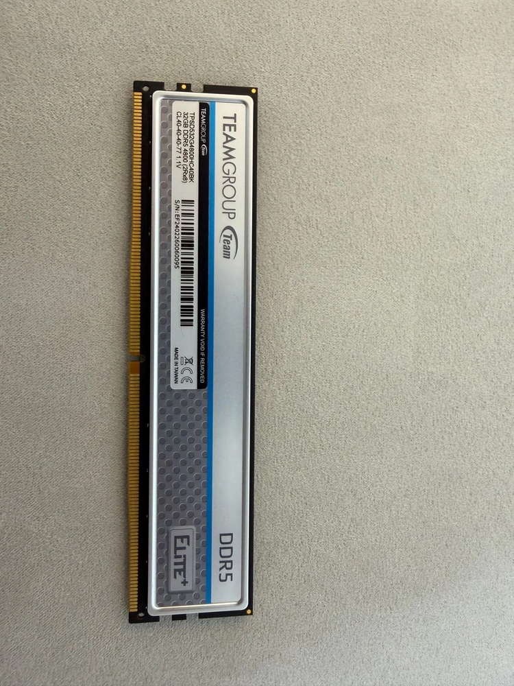 팀그룹 DDR5 Elite+ 32GB 4800MHz 이미지