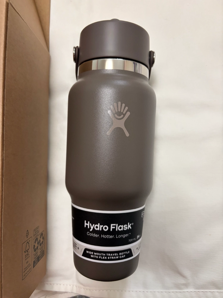 하이드로플라스크 텀블러 24온즈(709ml) 샌드파이퍼브라운 새상품 이미지