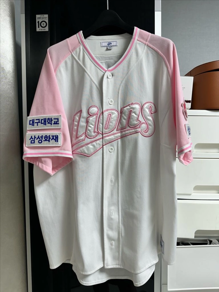 삼성라이온즈 2024 핑크 유니폼 (이재현 마킹) 105사이즈 - 안심되는 중고거래