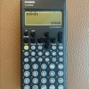 카시오 fx-570cw 공학용 계산기 이미지