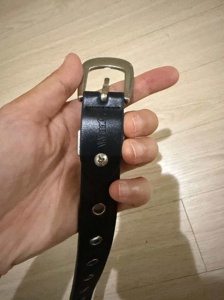 더블유엠씨 펀칭 벨트_BLACK 새상품 이미지