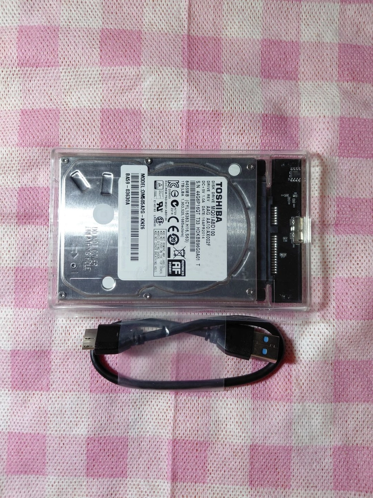 외장하드, 도시바HDD 1TB USB3.0 이미지