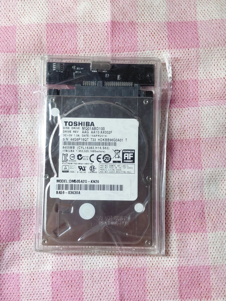 외장하드, 도시바HDD 1TB USB3.0 이미지