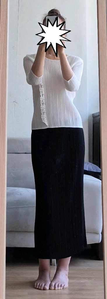 정품 이세이미야케 플리츠플리즈 블라우스 이미지